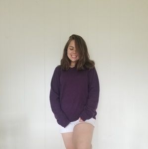 Purple Cashmere Sweater